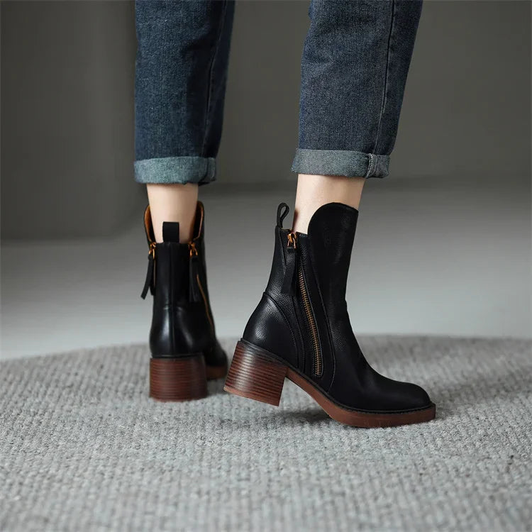 Giulia™ | Bottines en Cuir