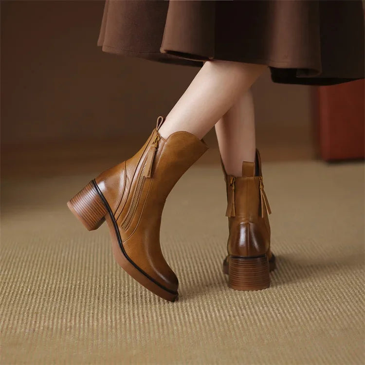 Giulia™ | Bottines en Cuir